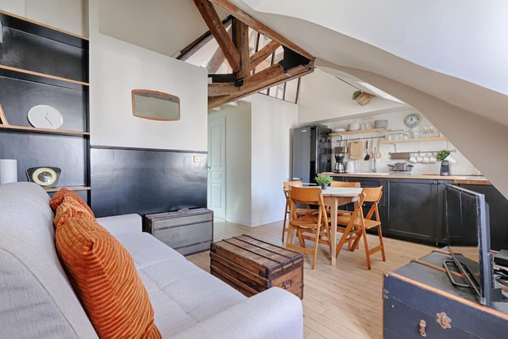 Mykeypers - Fantastic Designed Parisan Loft 2Br/6P- Le Marais Appartement Buitenkant foto